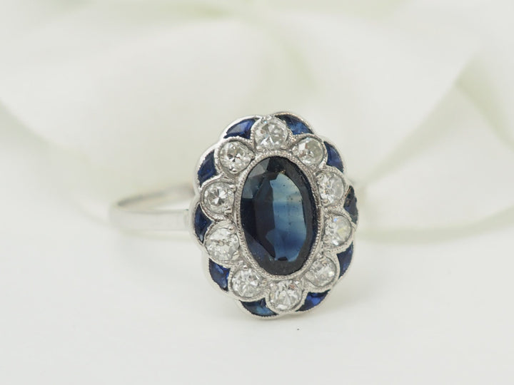 Bague ancienne Pompadour L&