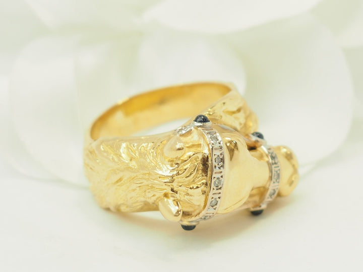 Bague cheval L&