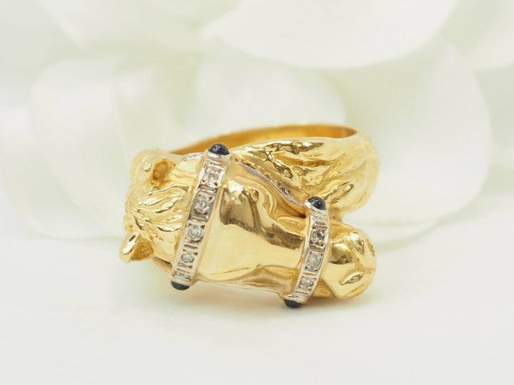 Bague cheval L&