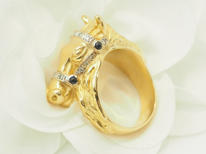 Bague tête de cheval L&