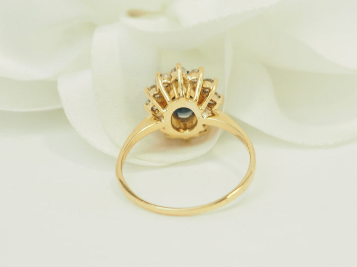 Vue arrière de la bague marguerite L&