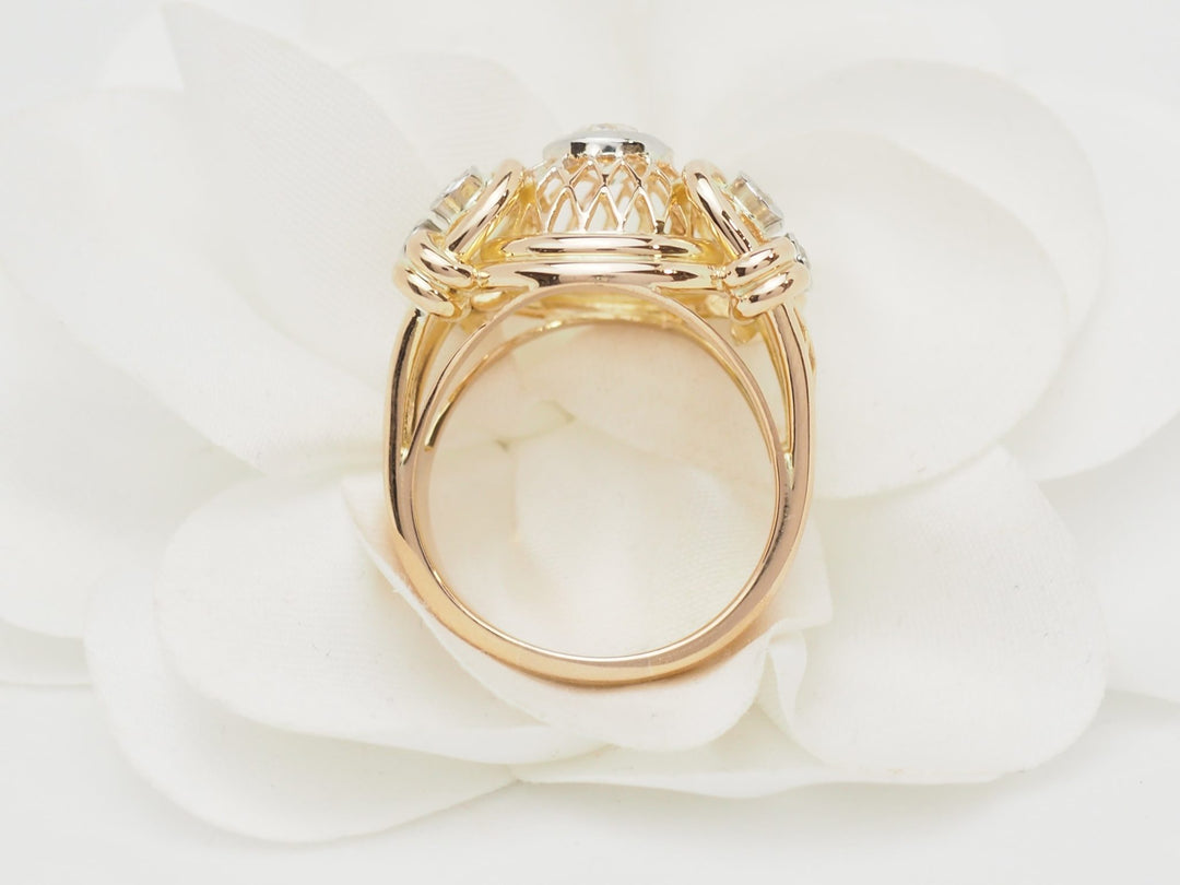 Bague Tank ancienne L&