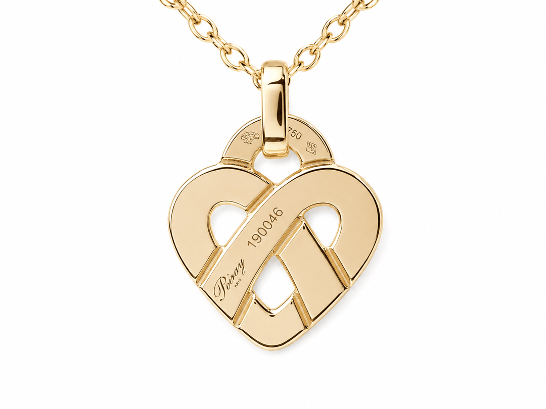 Pendentif Poiray signé et numéroté en or jaune