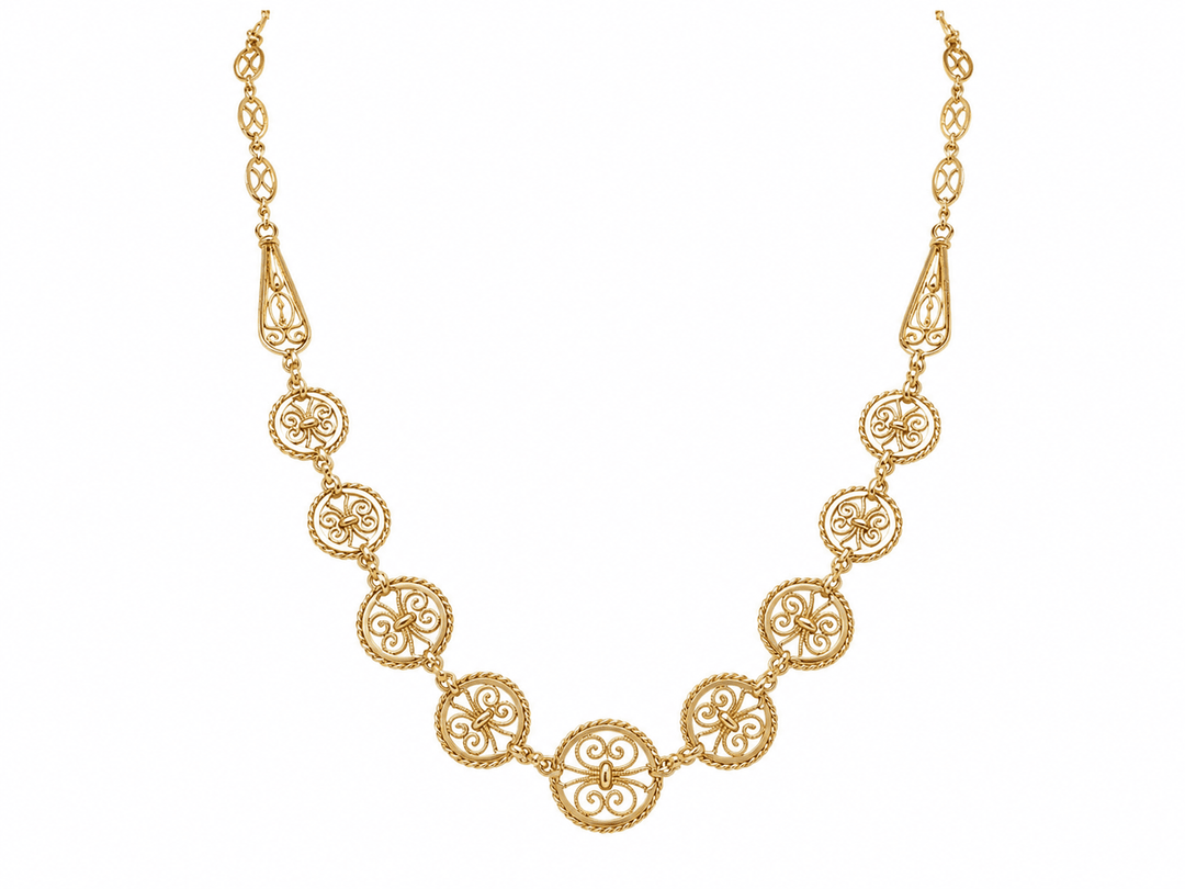 Collier draperie L&
