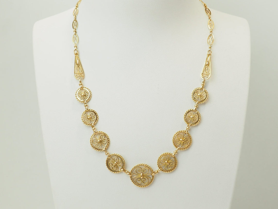 Collier draperie L&