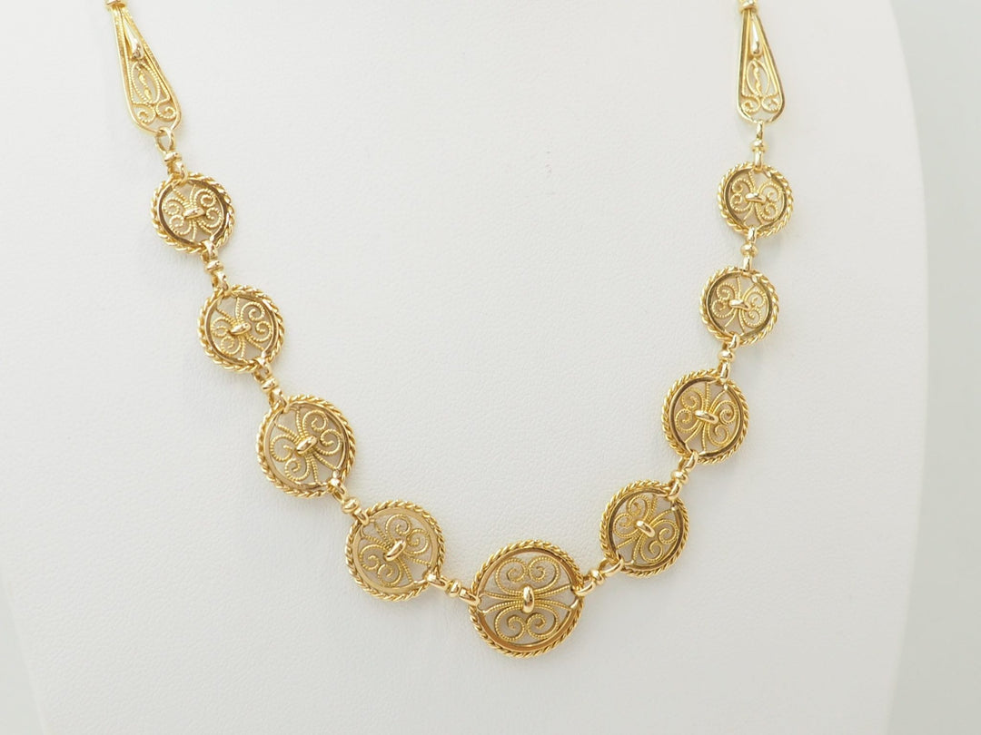Collier draperie L&