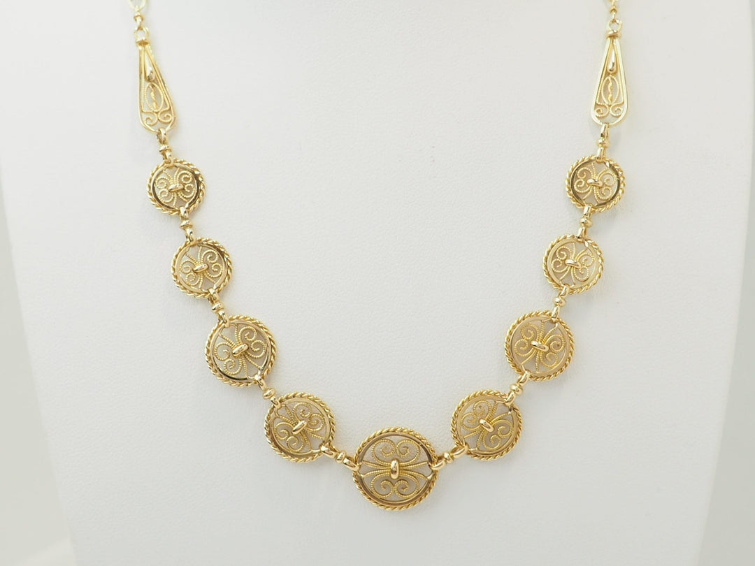 Collier draperie L&