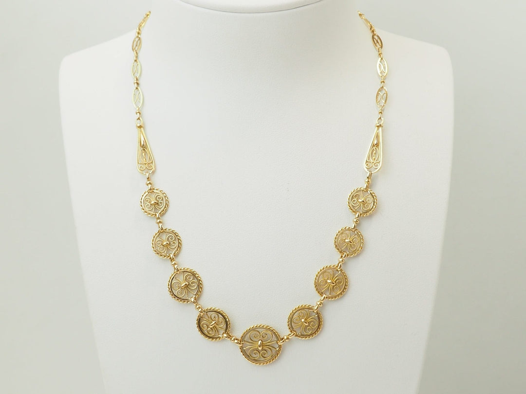 Collier draperie Art Nouveau L&