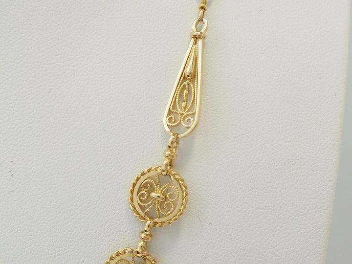 Collier draperie Art Nouveau L&