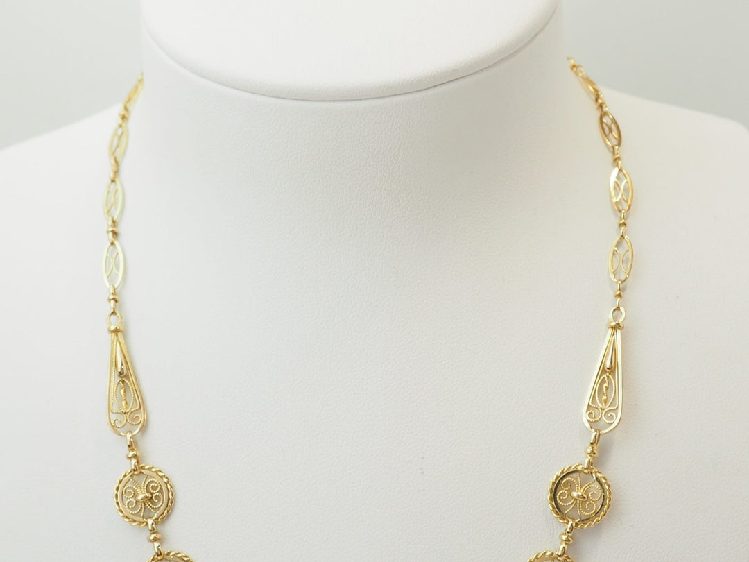 Collier draperie L&
