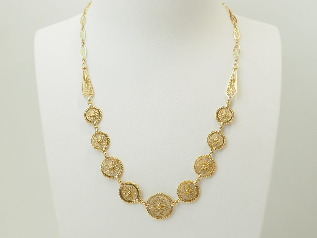 Collier draperie L&