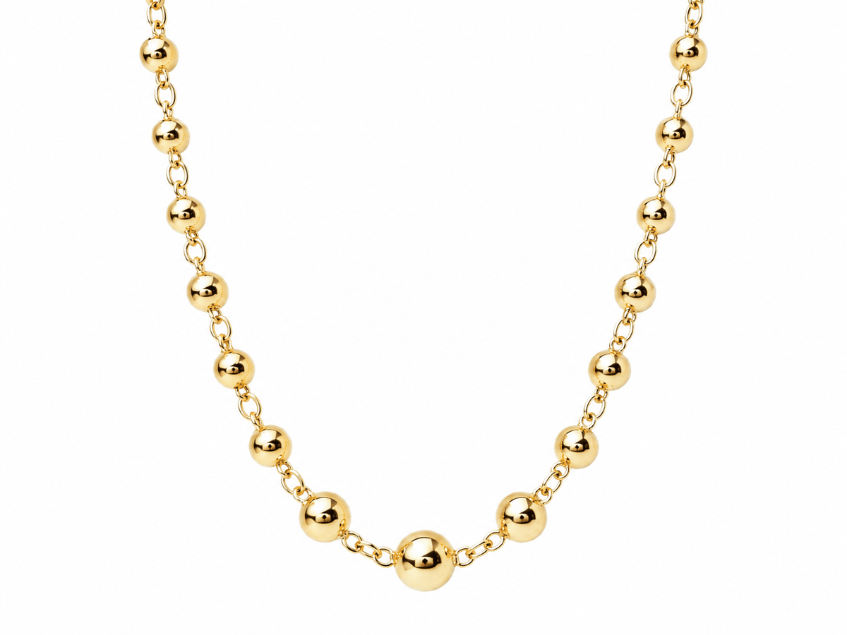 Collier Marseillais en chute en or rose