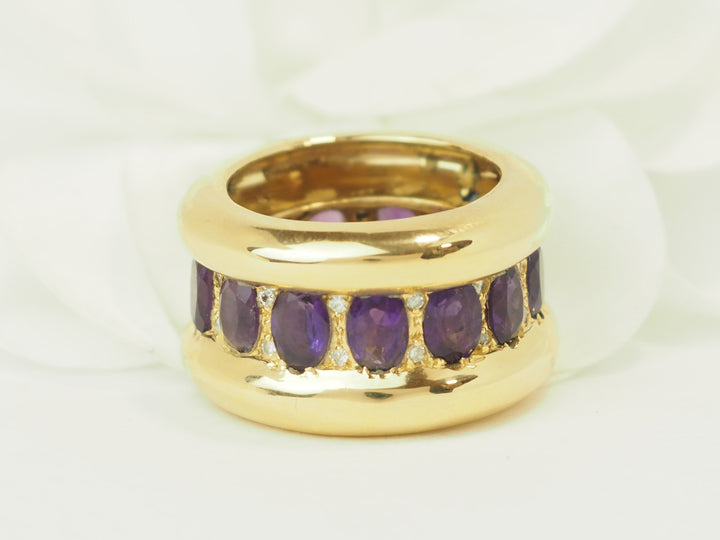 Bague cocktail vintage L&