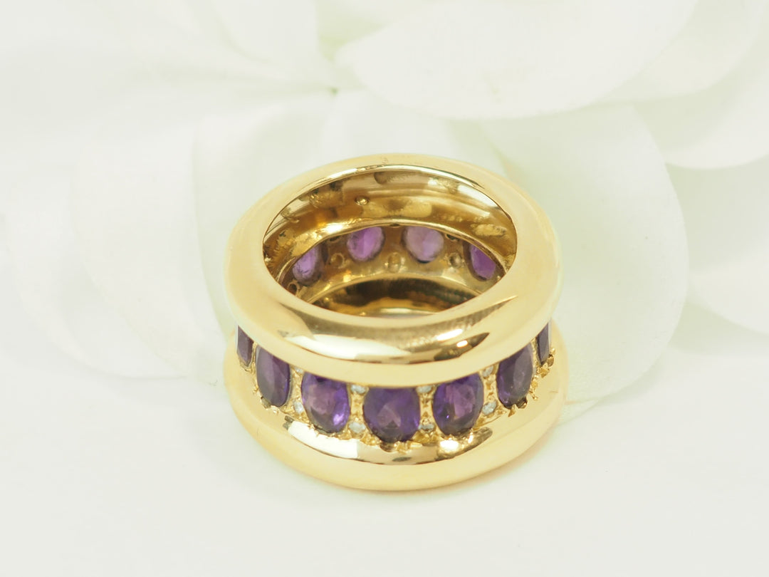 Bague cocktail vintage L&