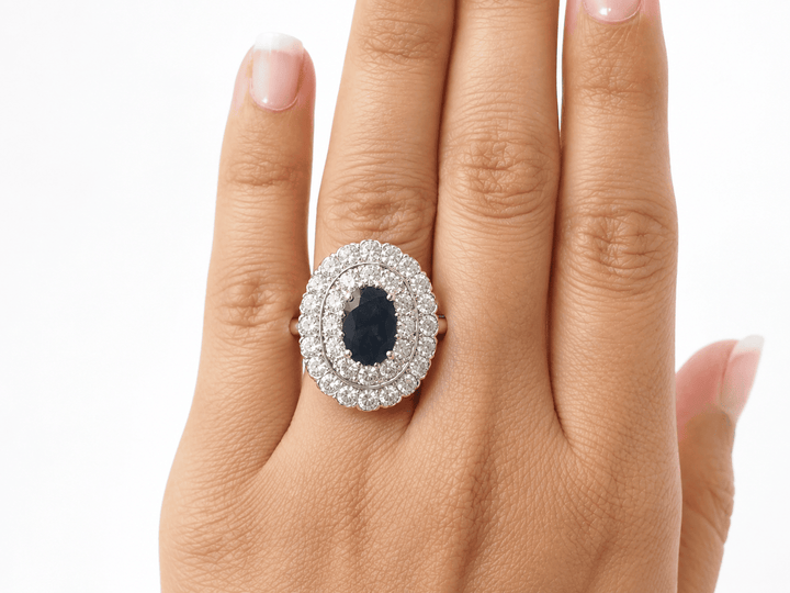 Bague vintage L&