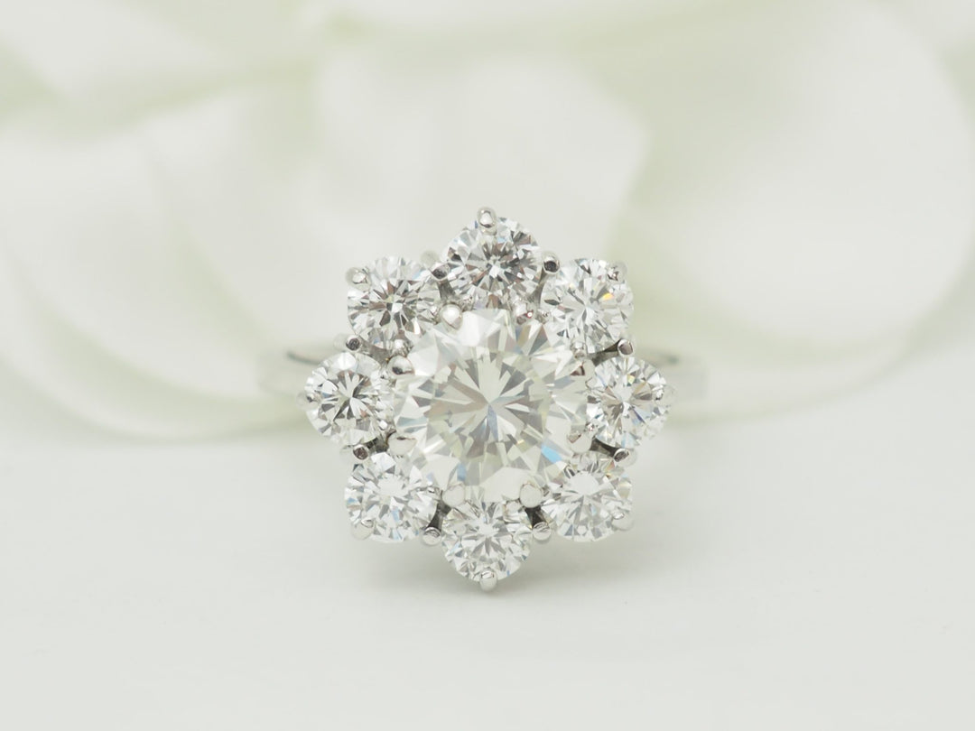 Bague marguerite ancienne L&