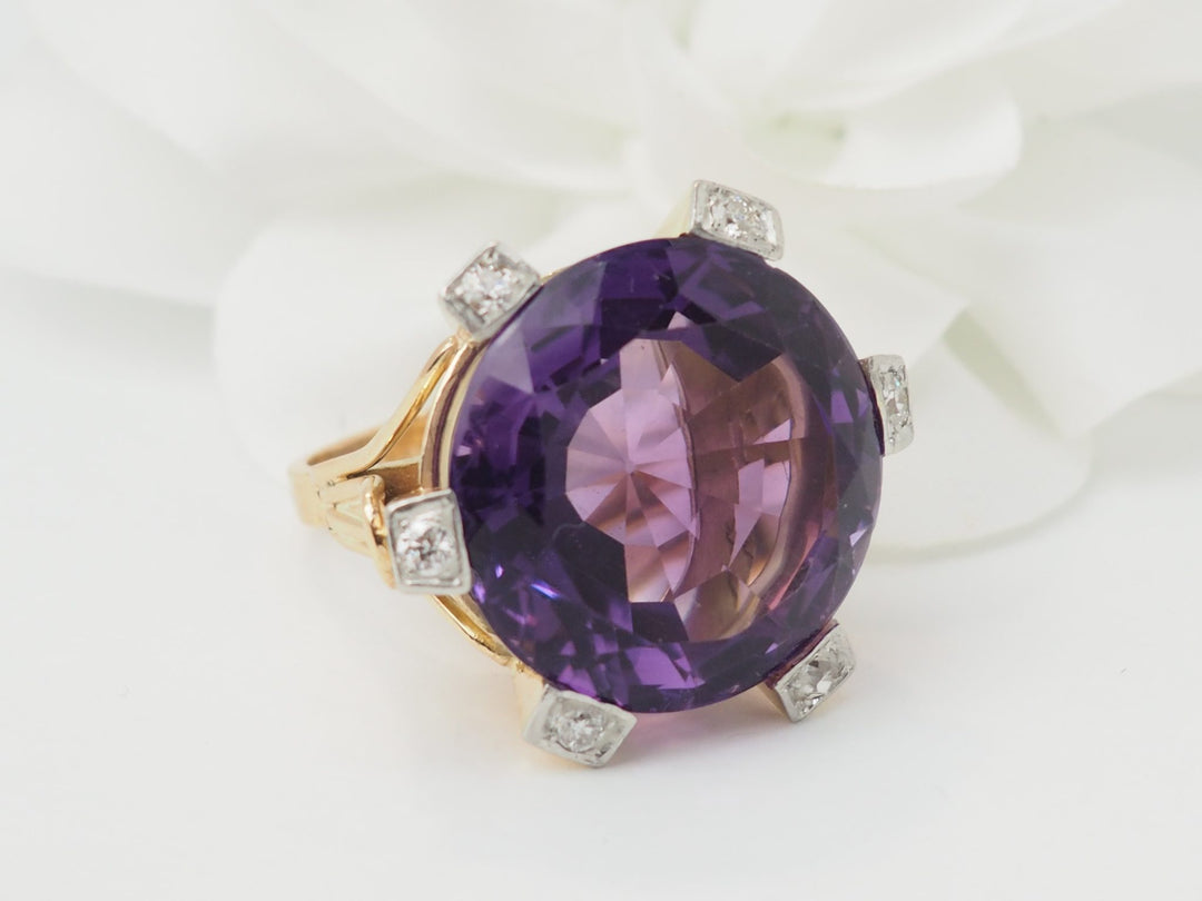 Bague cocktail vintage L&