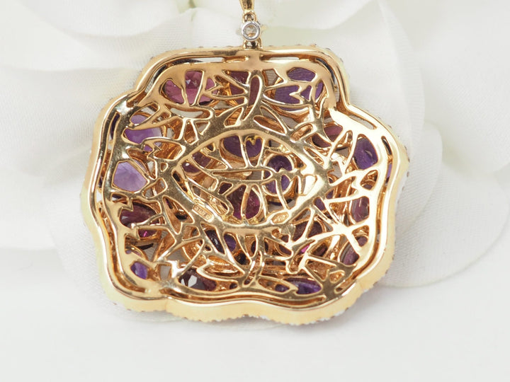Pendentif fleur L&