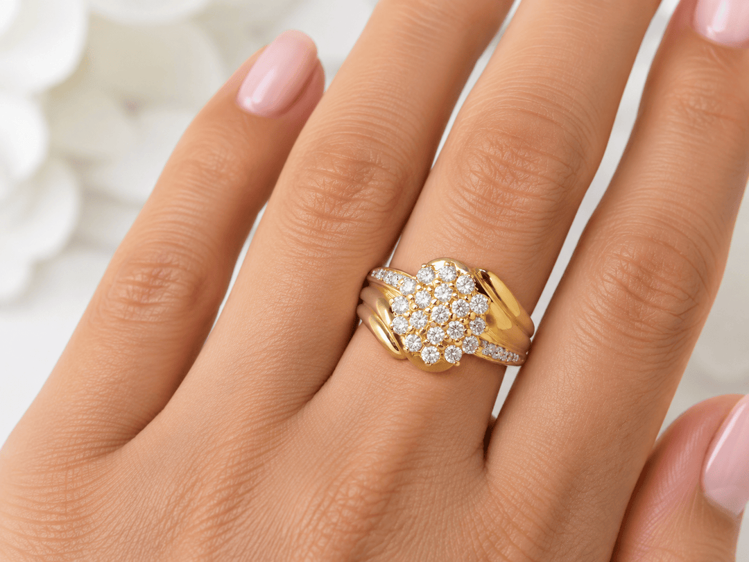 Bague vintage L&